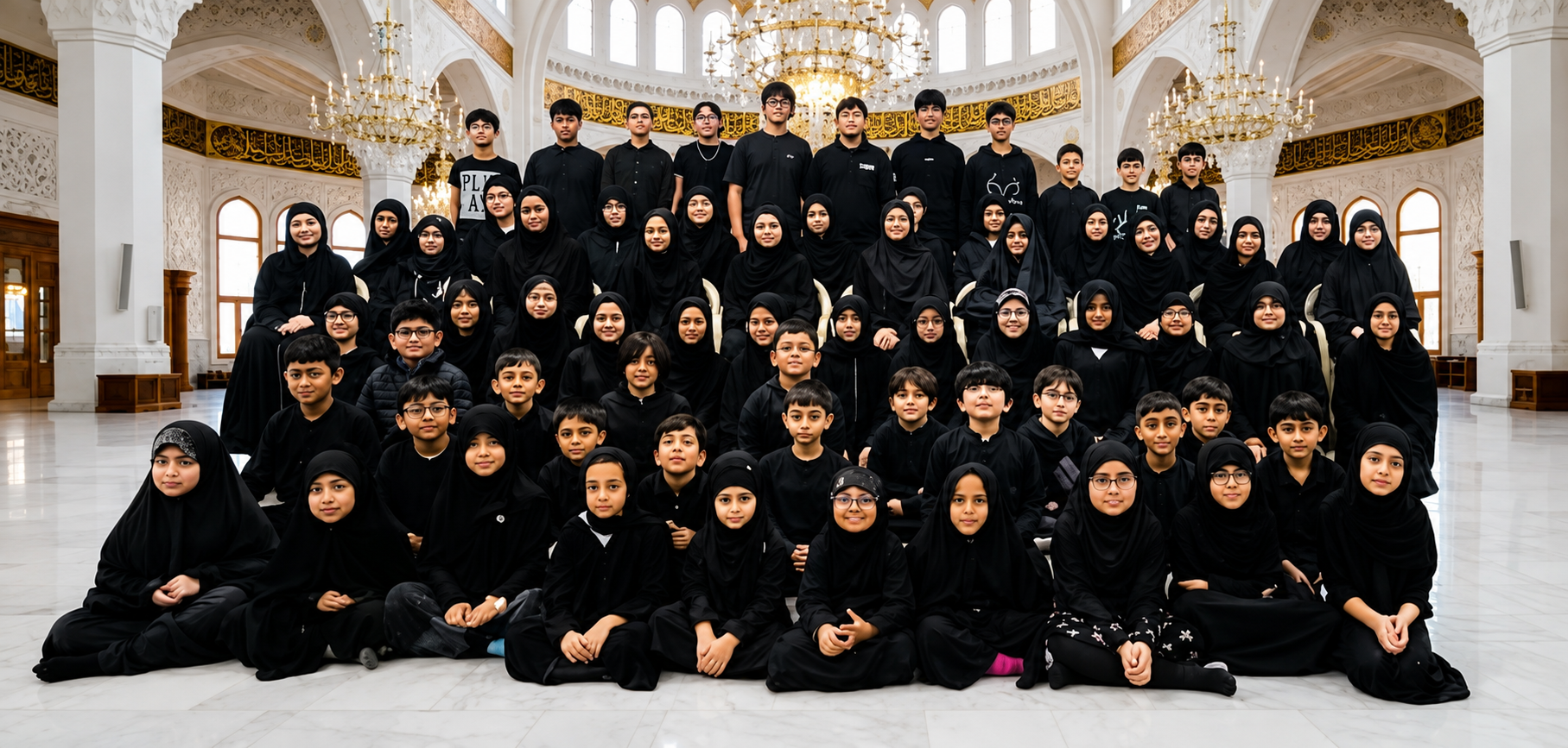 HSA students group photograph.