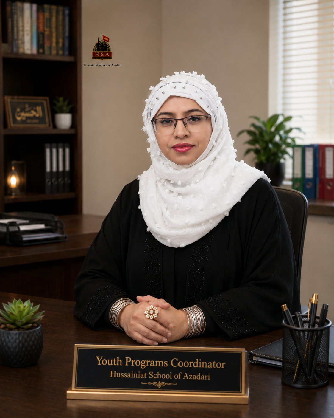 Sr. Moona Naqvi, Youth Program Coordinator at HSA